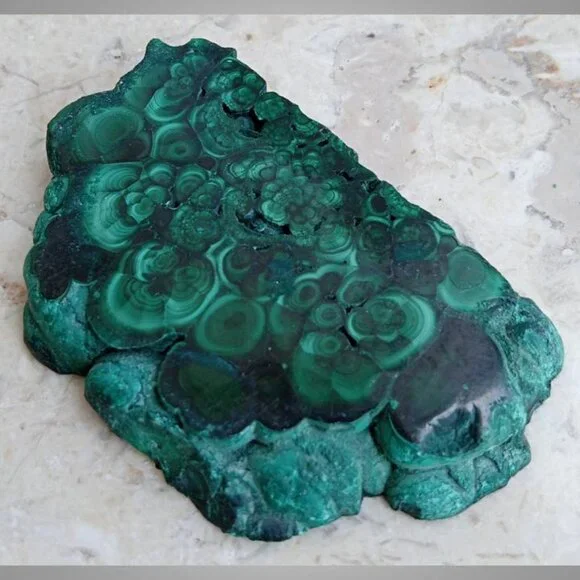 ❤️ MALACHITE mineral stone rock crystal slab 04 PEACE chakra balance - Picture 5 of 6
